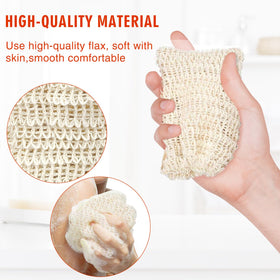 Generic soap bag for hanging in the shower and storage in the bathroom.