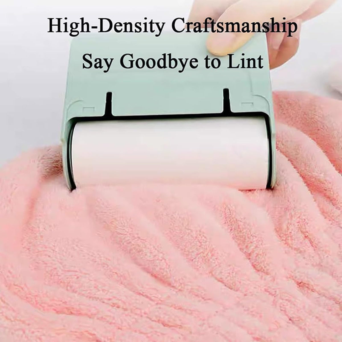 Generic soft bow-tie towel provides quick, comfortable hair wrapping.