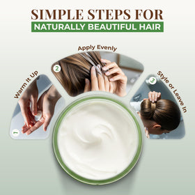 Generic Spanish Garden Beef Tallow Hair Cream ingredients list featuring USA-sourced tallow.