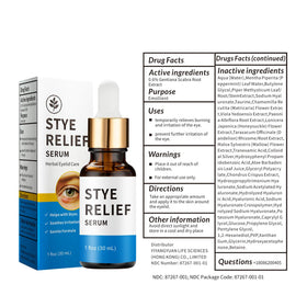 Generic Stye Eye Treatment aftercare-use visual implies ongoing eyelid comfort.