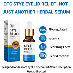 Generic Stye Eye Treatment closeup-application highlights lightweight, non-greasy feel.