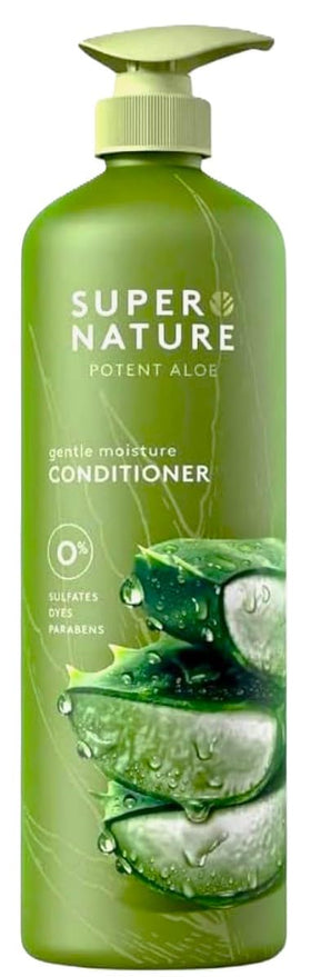 Generic Super Nature conditioner bottle front with deep hydration emphasis.