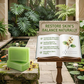 Generic Tea Tree Soap Bar foam shows deep cleansing without drying skin.