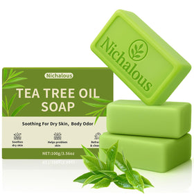 Generic Tea Tree Soap deep-cleanse bar for refreshed, clearer-looking skin.