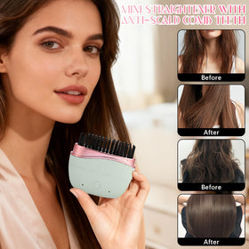 Generic three-temperature control adapts heat for different hair types.