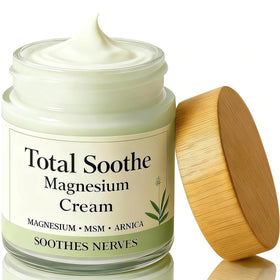 Generic Total Relief Magnesium Cream bottle with fast absorbing formula for daily muscle comfort.
