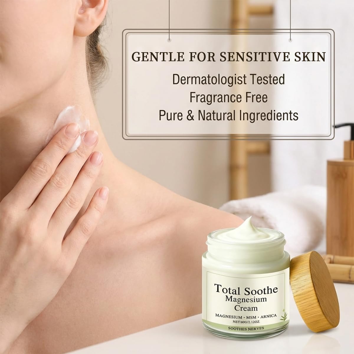 Generic Total Relief Magnesium Cream packaging – compact 100ml, ideal for active lifestyles.