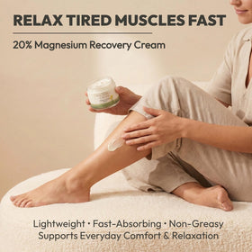 Generic Total Soothe magnesium cream jar close-up highlights smooth texture and potency.