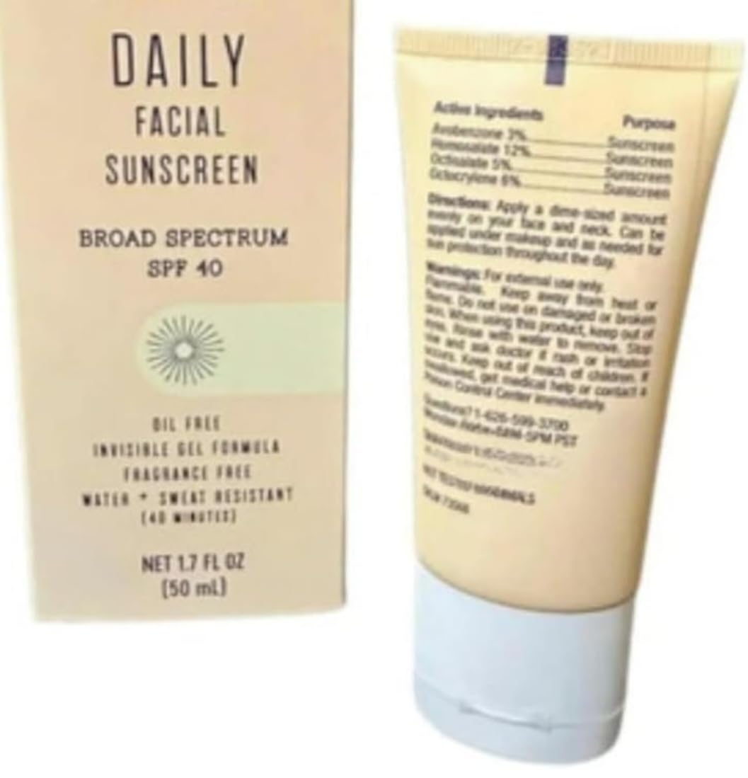Generic Trader Jo fragrance-free sunscreen ideal under makeup or daily skincare routine.