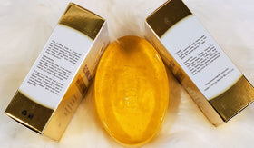 Generic Turmeric Honey Milk Soap even skin tone visual suggests improvement.