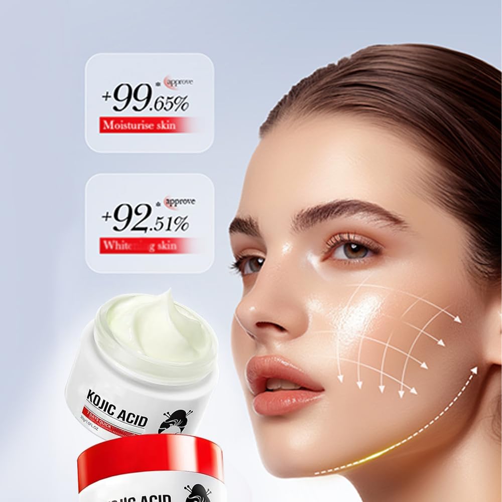 Generic Two-Piece Kojic Acid set packaging emphasizes value and skincare routine.
