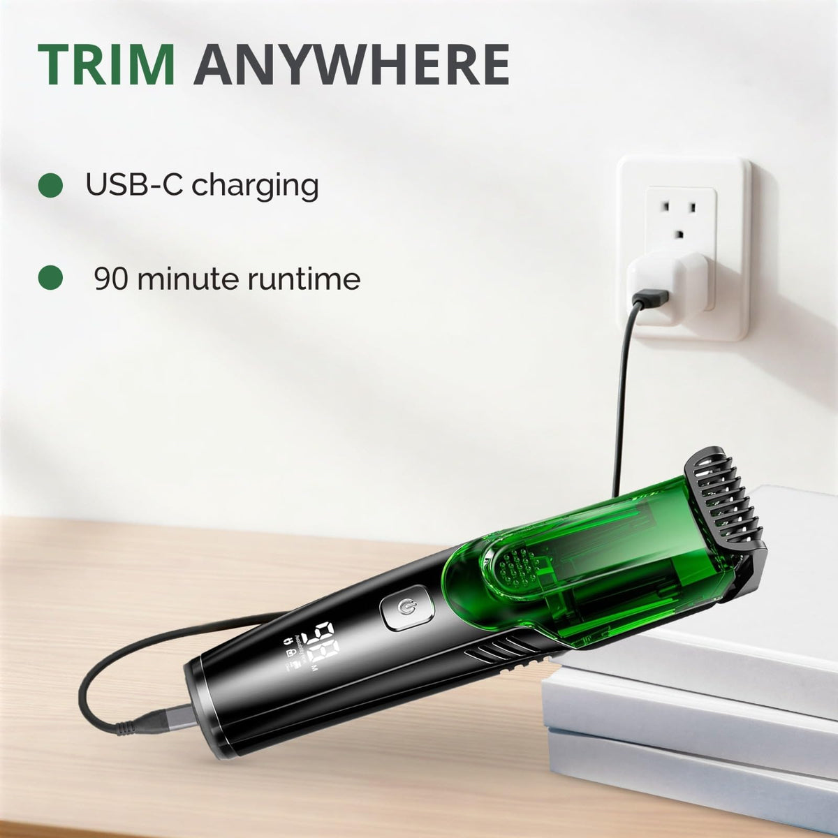 Generic Vacuum Beard Trimmer gift kit for stylish gifting occasions.