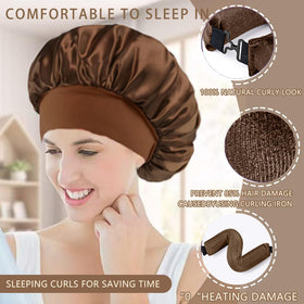 Generic velvet-curler rods close-up showing plush fabric and secure grip.