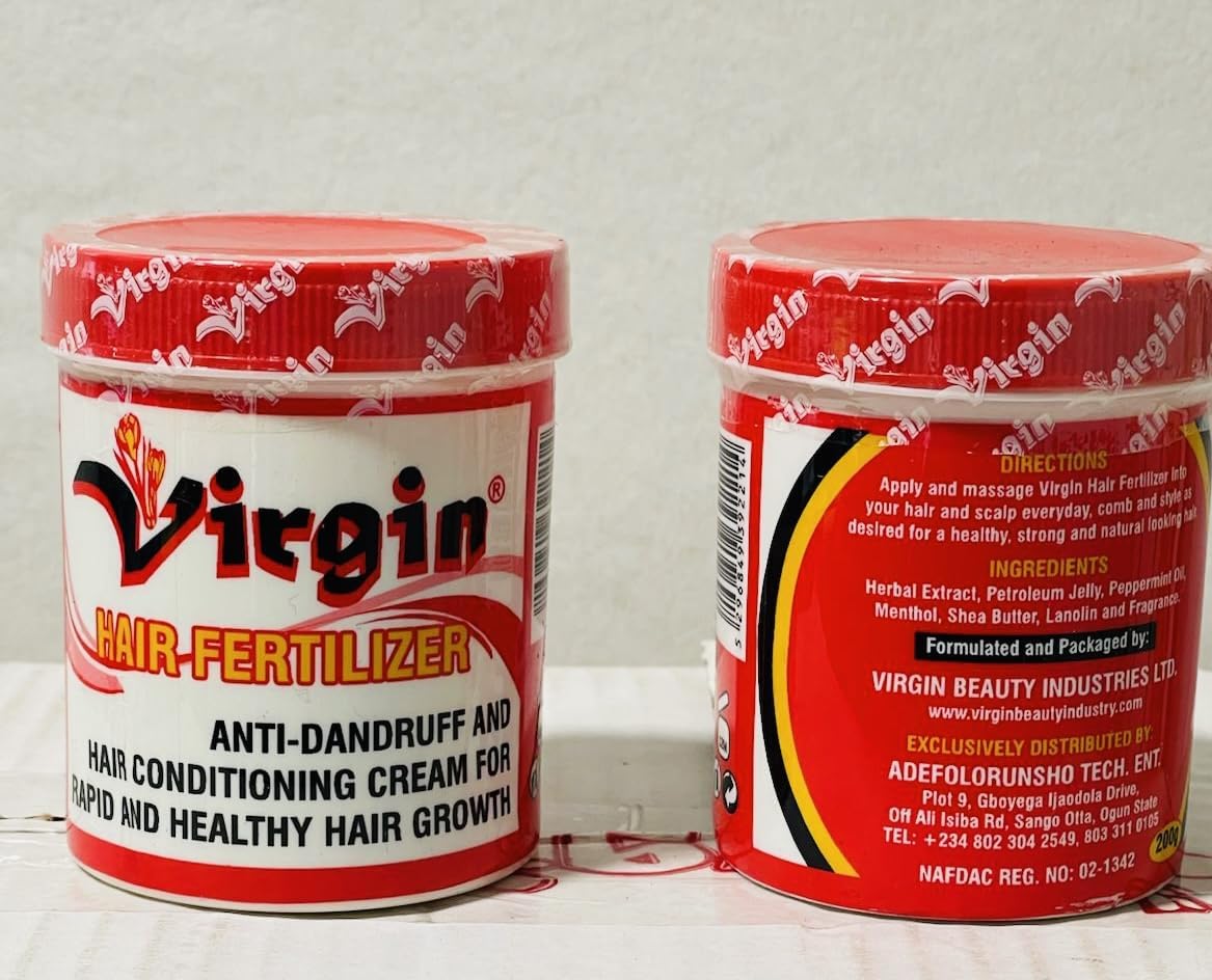 Generic Virgin Hair Fertilizer being applied for easy, mess-free use.