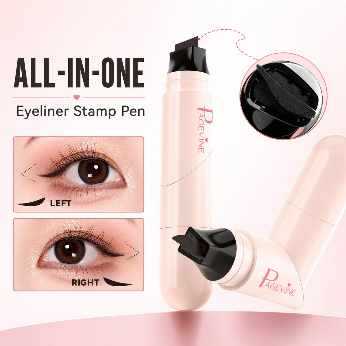 Generic Waterproof Smudge-Proof Eyeliner Stamp helps keep the line intact