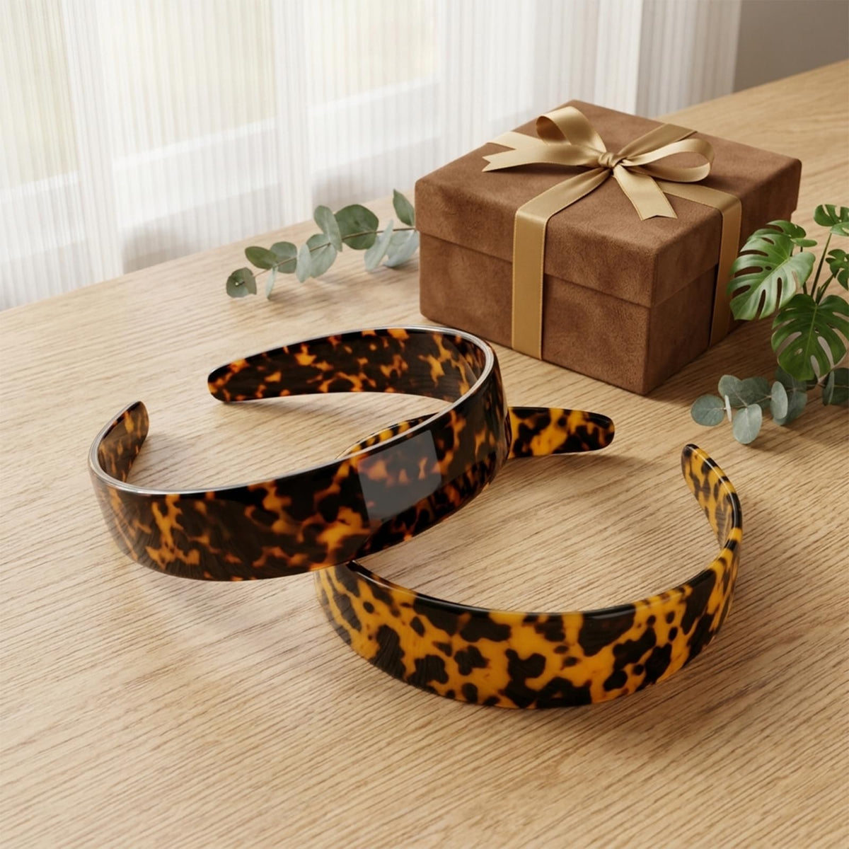 Generic wide acetate headband retro fashion vibe for daily outfits