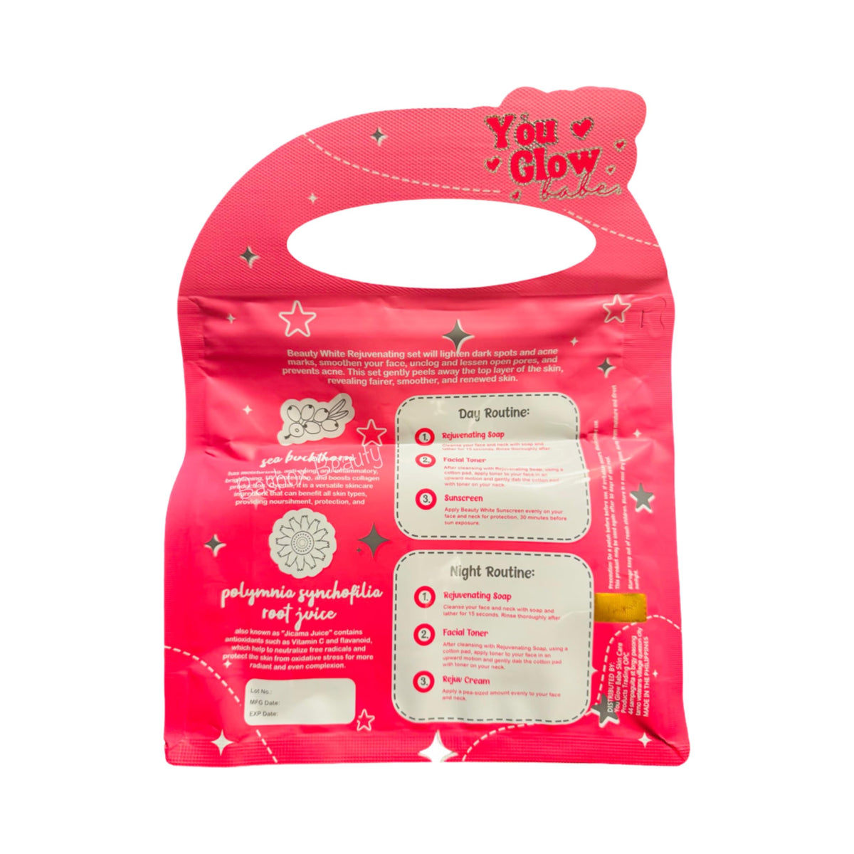 You Glow Babe Beauty White Night Cream 10g, overnight nourishment for the skin