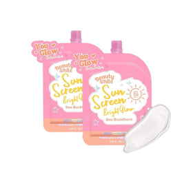 Generic You Glow Babe twin pack sunscreen 25g with SPF 50 PA+++ hydration.