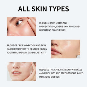Generic Youthful Formula cream applied on hand demonstrates hydration.