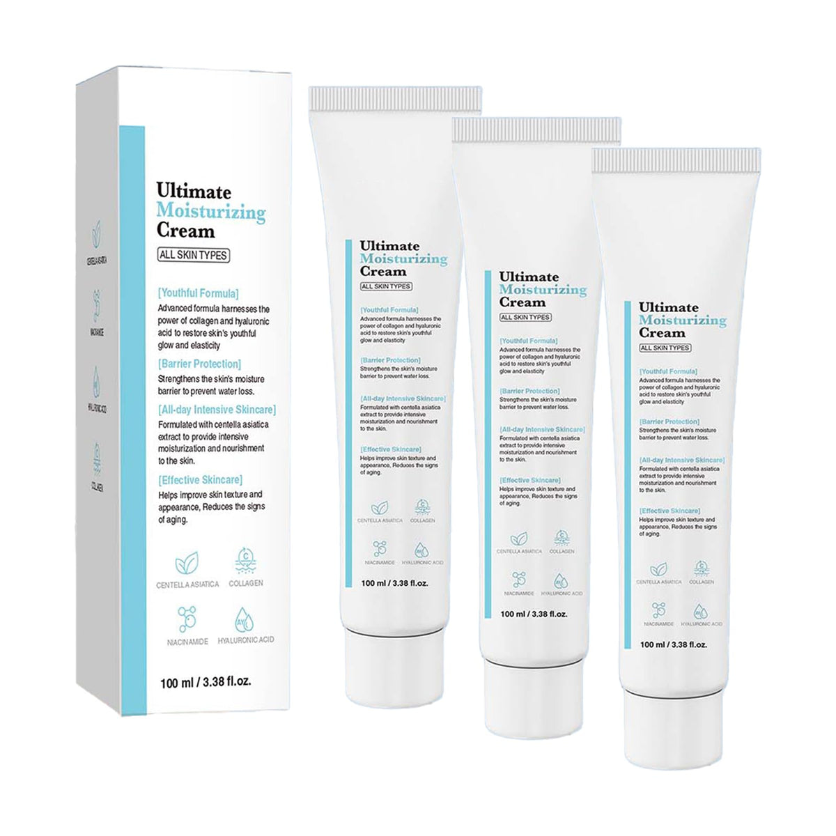 Generic Youthful Formula moisturizer jar close-up showing premium hydration.