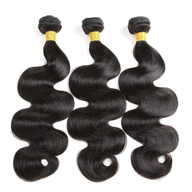 Generous body-wave bundles 18-inch provide versatile length for styling and volume.