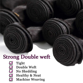 Generous double-weft detail highlights soft, bouncy texture and long-lasting wear.