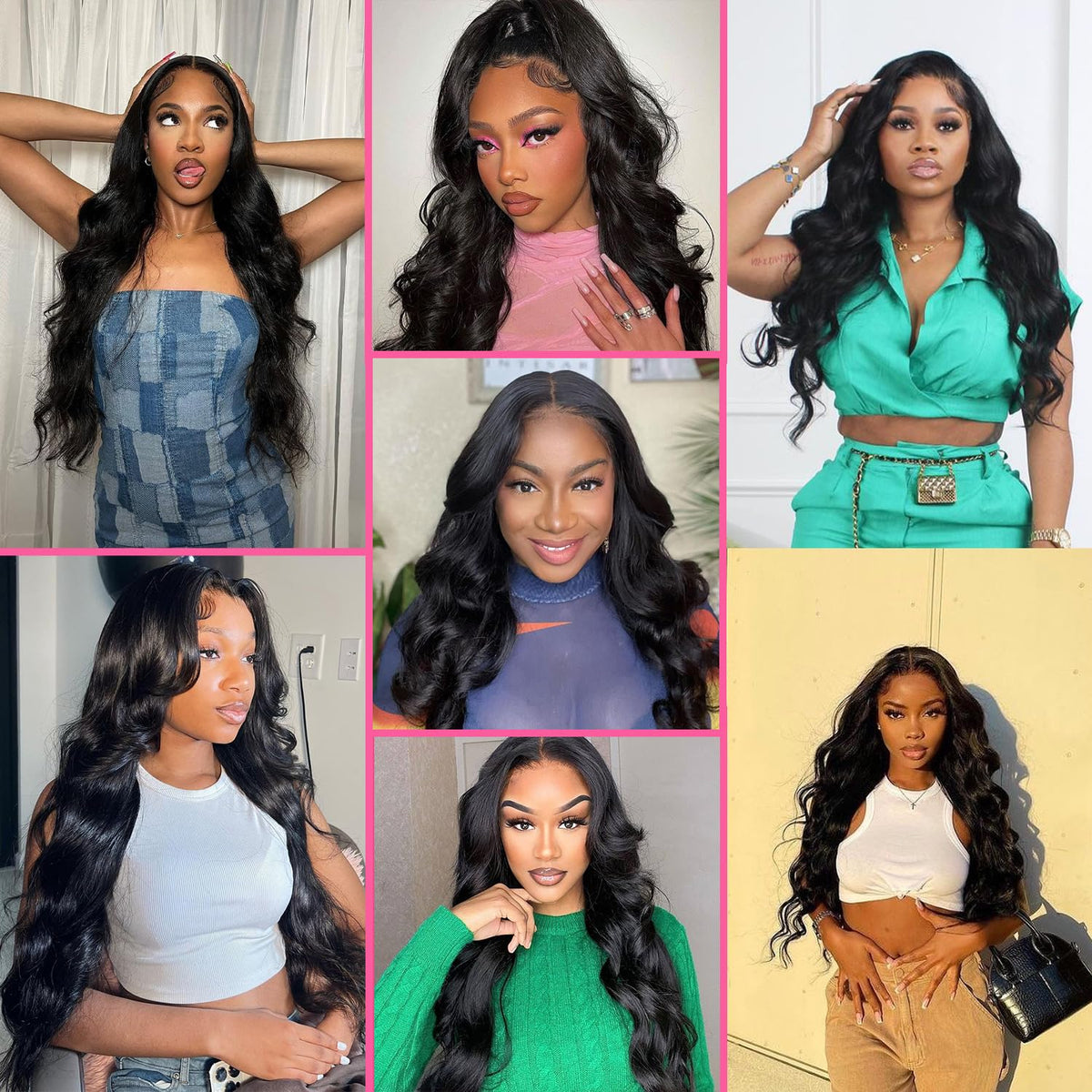 Generous natural black 14in ready-to-wear frontal, versatile styling.