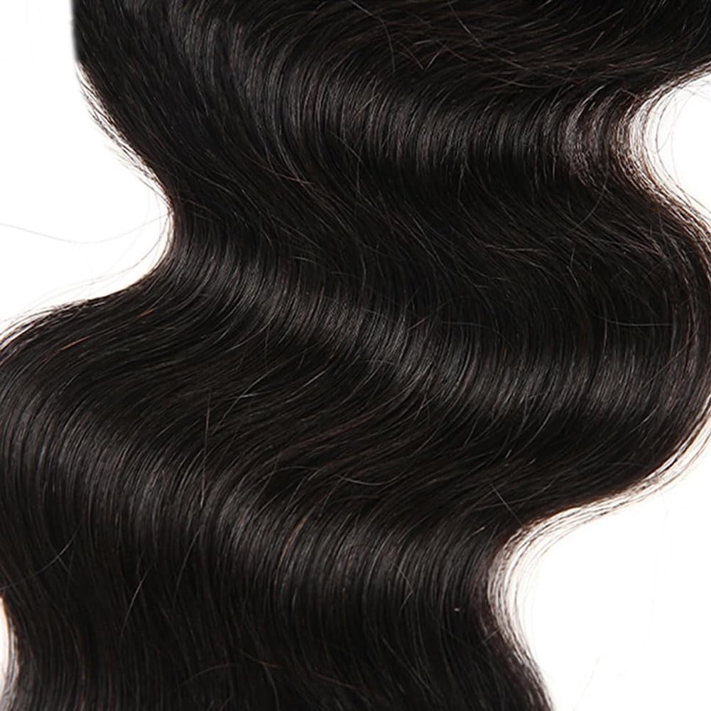 GENEROUS silky tangle-free closure close-up shows easy maintenance.