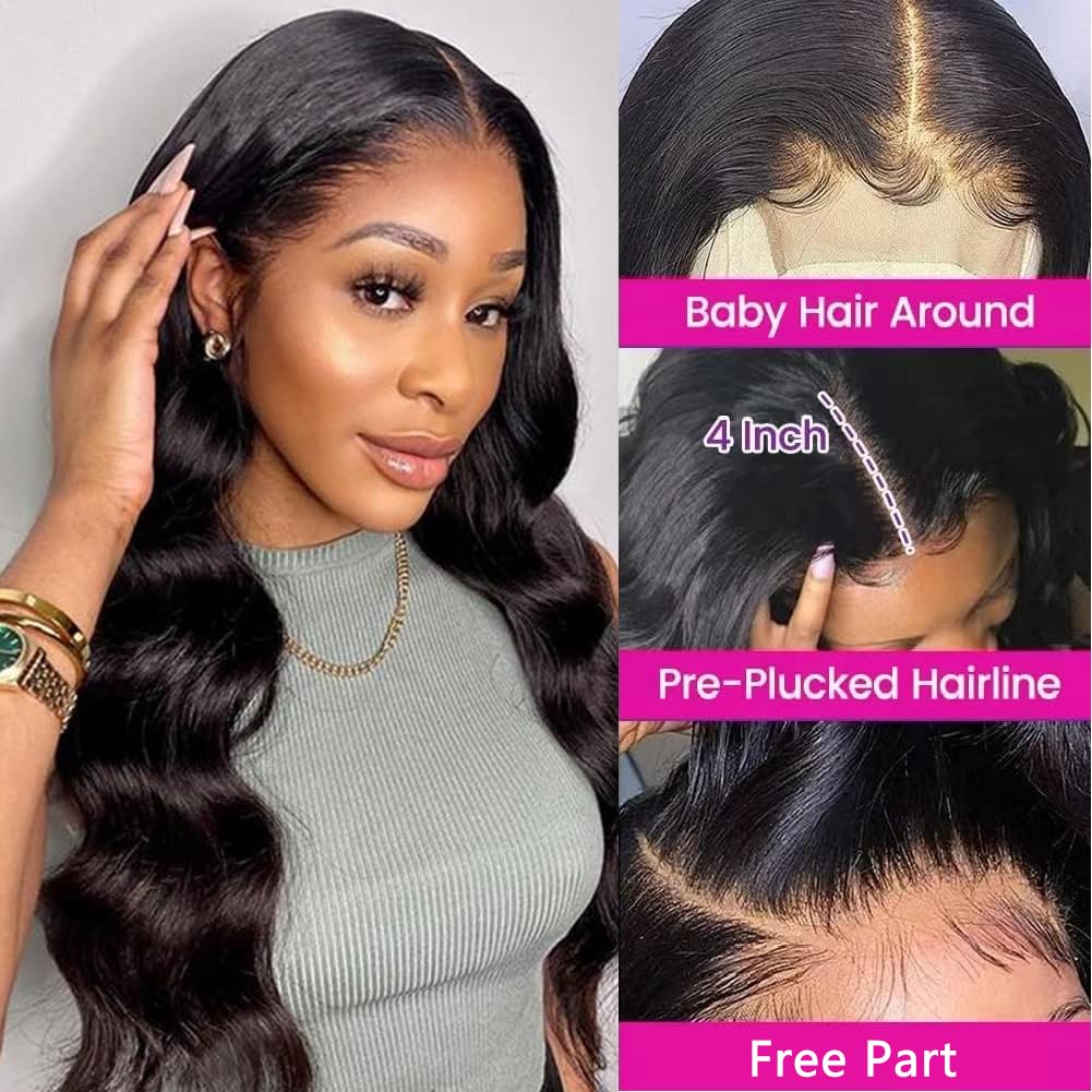 GENEROUS Swiss lace closure breathable texture close-up for skin-like blend.