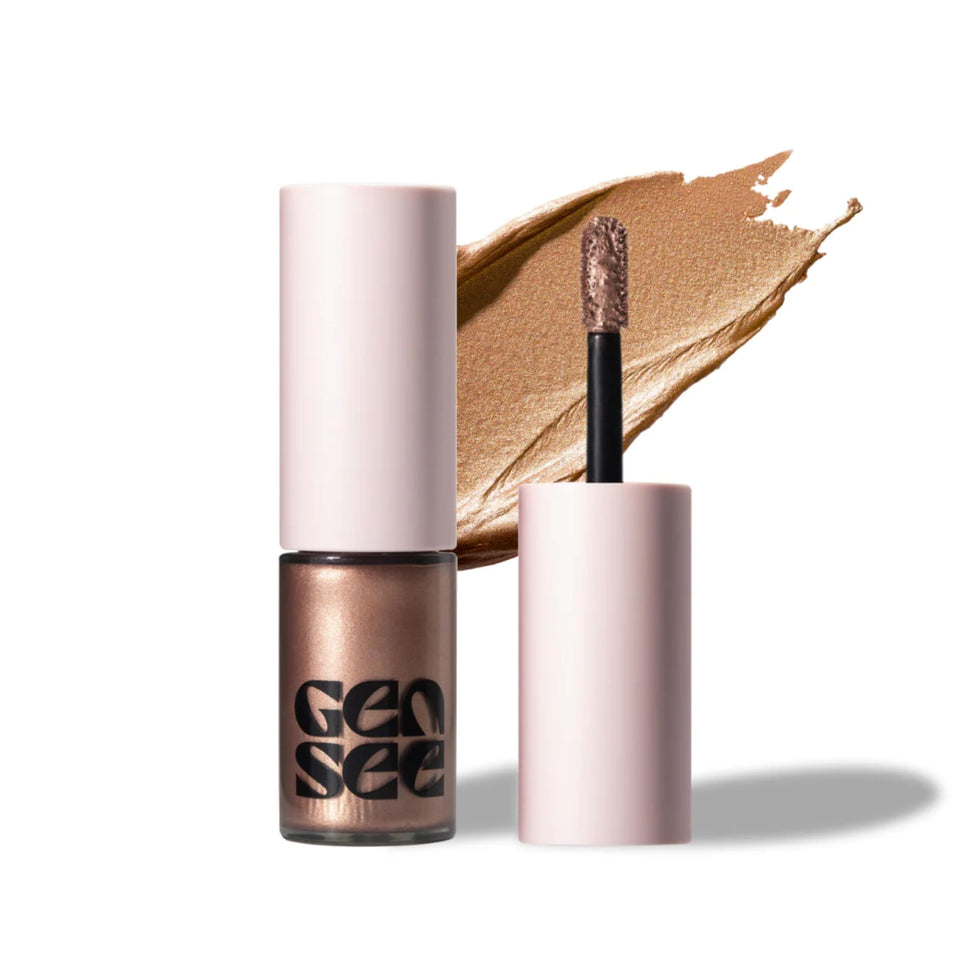 Gen See Mixed Media Liquid Eyeshadow center application for soft glow