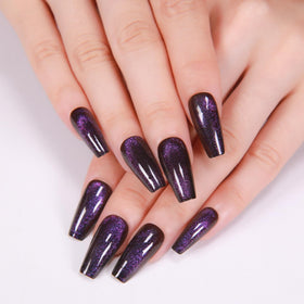 Gentle Claws coffin squared nails in medium size for versatile wear