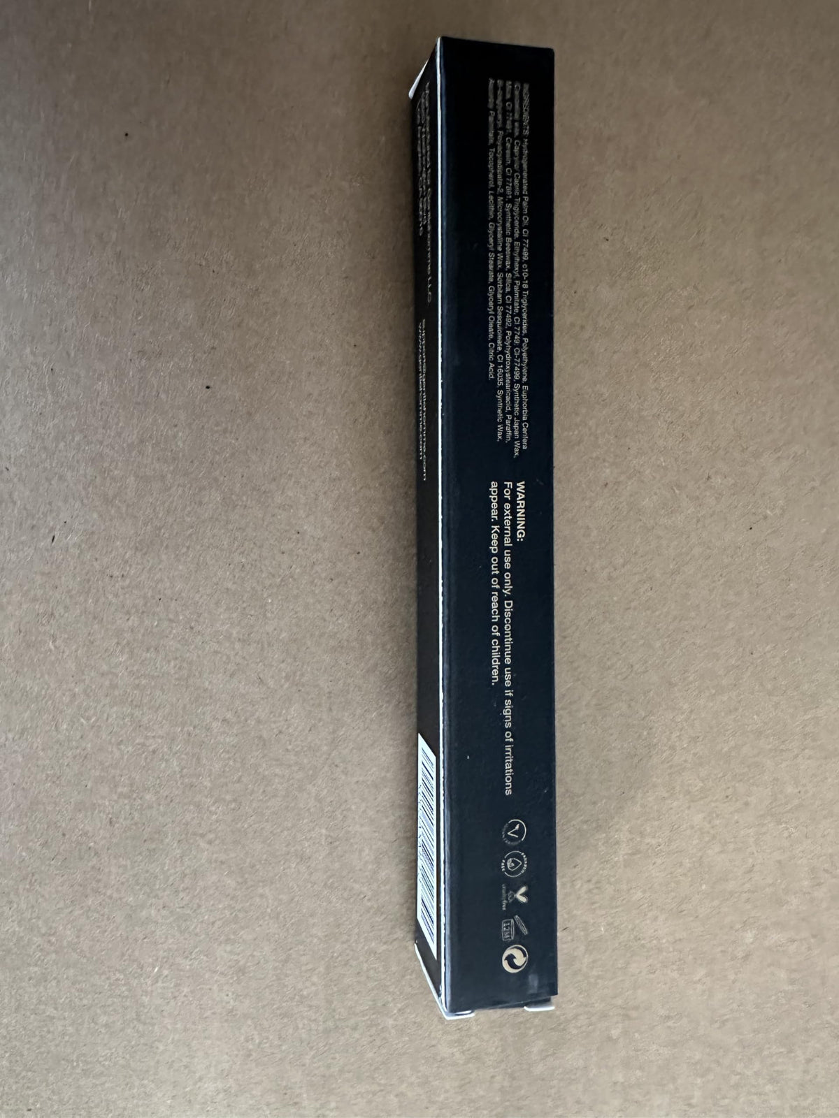 Gentlehomme Brow Pencil black swatches for bold looks.