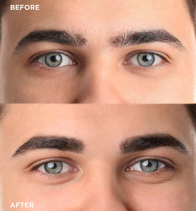 Gentlehomme Brow Pencil dark brown swatches for versatile looks.