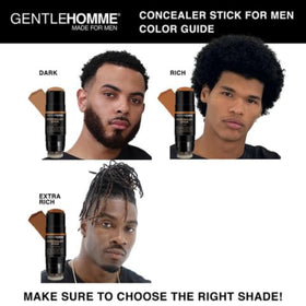 Gentlehomme concealer suitable for all skin types and tones.