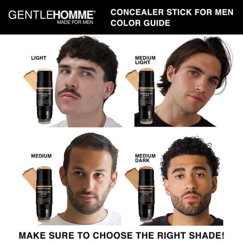 Gentlehomme concealer is applied under-eye and blended for seamless transition.