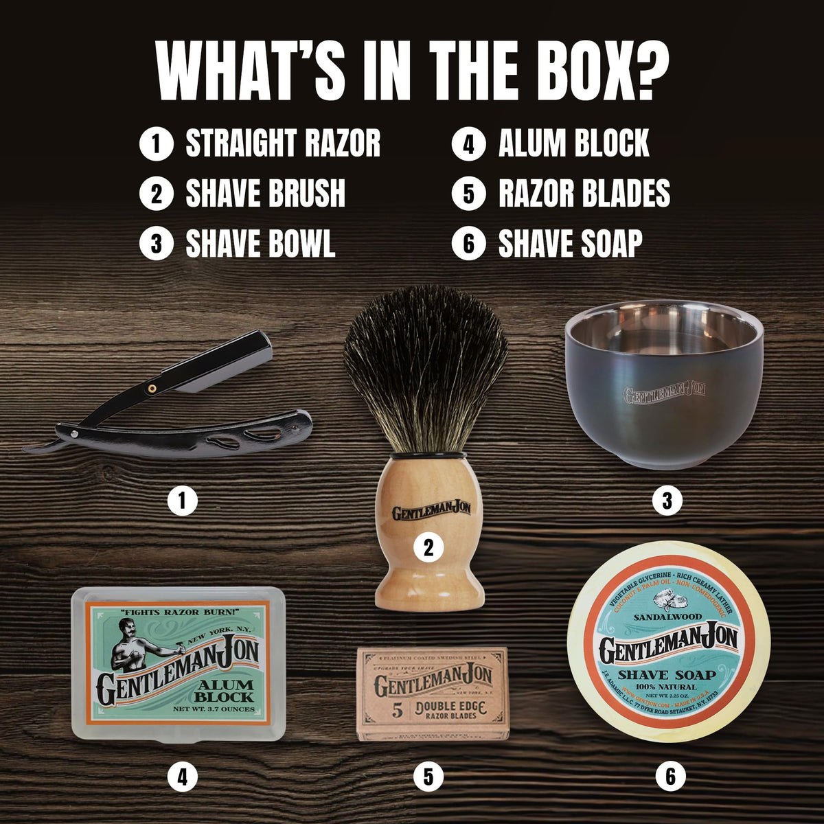 Gentleman Jon alum block soothes skin after a close pass.