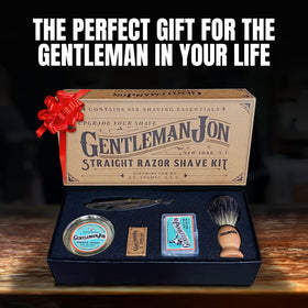 Gentleman Jon travel shaving kit fits compactly on the go.