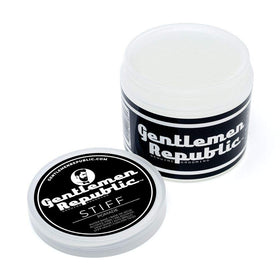 Gentlemen Republic applying pomade for precise styling control.