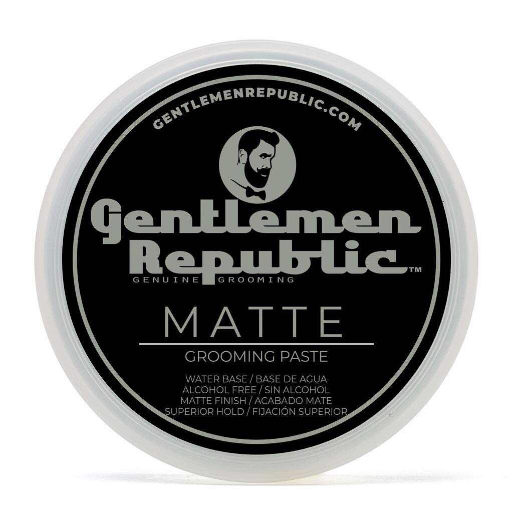 Gentlemen Republic matte paste bottle front for strong hold