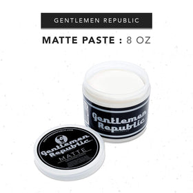Gentlemen Republic matte paste close-up shows no-shine finish.