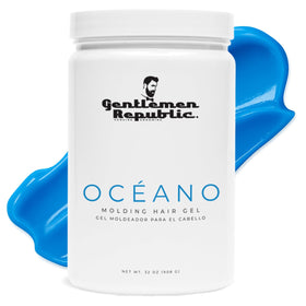 Gentlemen Republic Oceano hair gel 32oz front view with strong hold.