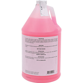Genuine Joe pink lotion soap pump dispensers ready for fast, mess-free refills.