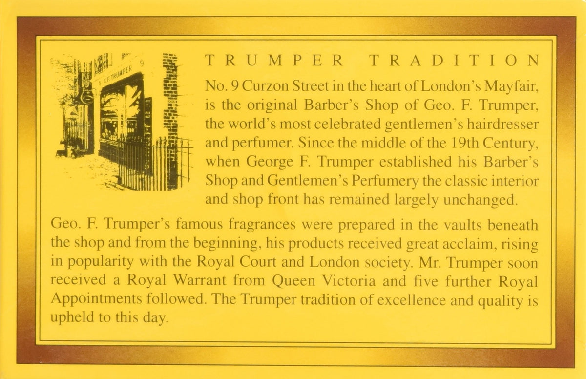 Geo F. Trumper Sandalwood cream jar application suggests easy, circular motions for a prep-ready face.