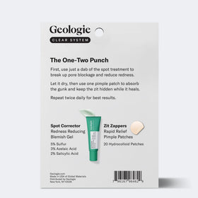 Geologie spot treatment gel with 5 percent sulfur targets pimples quickly.