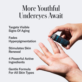 Geologie Anti-Aging Eye Cream texture close-up shows creamy hydration.
