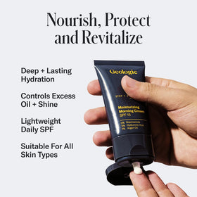 Geologie retinol night cream with Niacinamide and Hyaluronic shows nighttime renewal and smoothing.