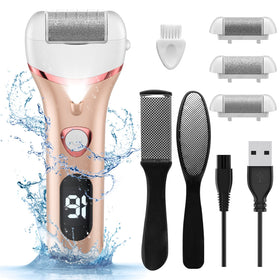 Geopu electric foot callus remover 8in1 kit for at-home spa-like pedicures