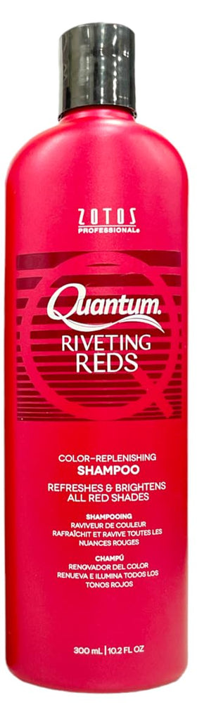 Georgie Riveting Reds bottle front view showing color protection for red hair.