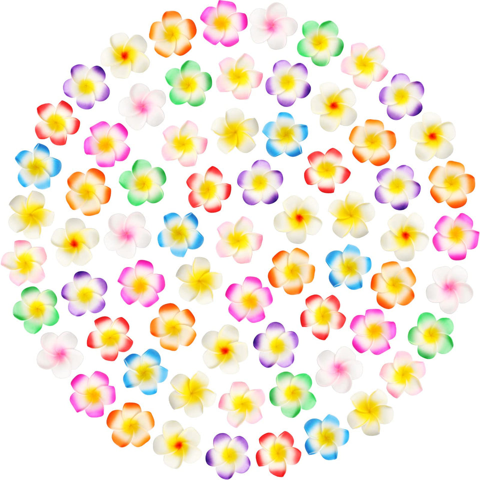 Geosar plumeria foam hair clip in a 6 cm bloom for casual beach styling