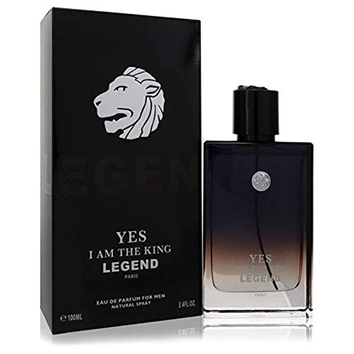 Geparlys Yes I Am The King Legend bottle front view for confident daytime wear